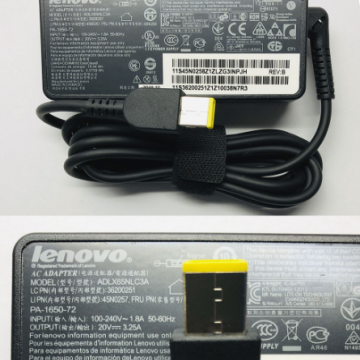 Cargador Lenovo 20v 3.25A PLUG USB
